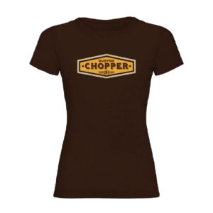 CHOPPER LIFE camiseta mujer marron