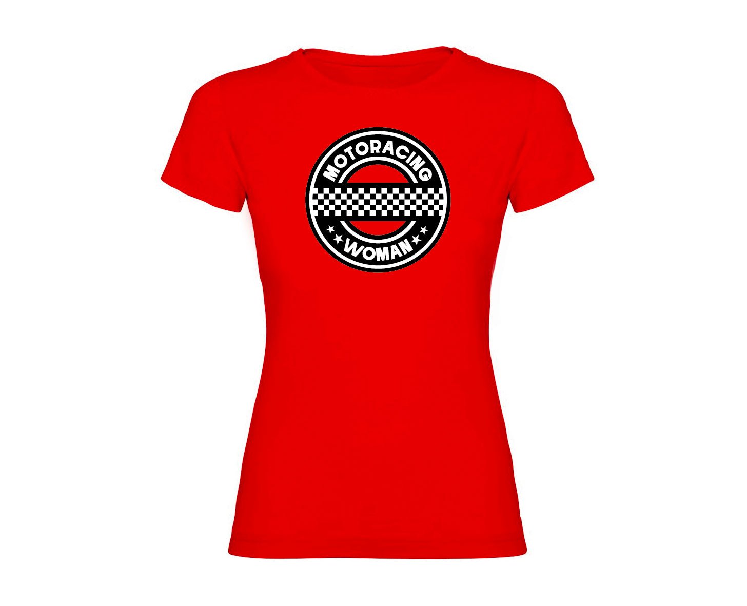 MOTORACING WOMAN camiseta mujer roja
